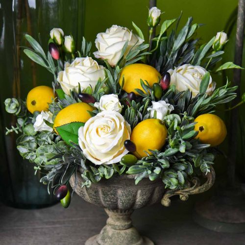 Floristik24 Artificial Olive Branch Green 27cm 7 strands