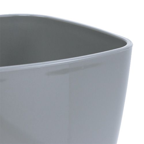 Product Orchid pot glossy Ø12.5cm grey 1 pc