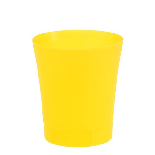 Orchid pot plastic yellow Ø12.5cm H14cm, 1p