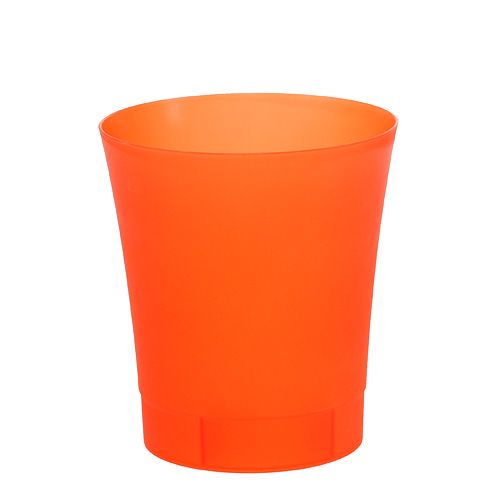 Orchid pot plastic orange Ø12.5cm H14cm, 1p