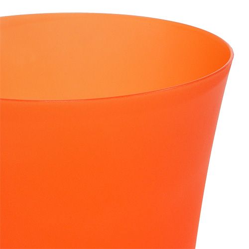 Floristik24 Orchid pot plastic orange Ø12.5cm H14cm, 1p