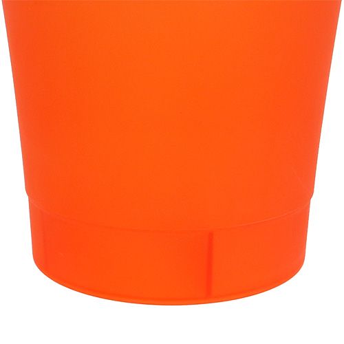 Floristik24 Orchid pot plastic orange Ø12.5cm H14cm, 1p