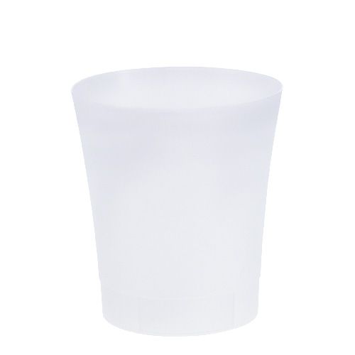 Orchid pot plastic white Ø12.5cm H14cm, 1p