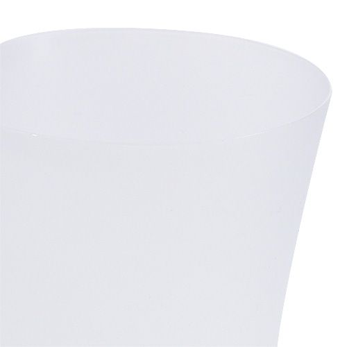 Floristik24 Orchid pot plastic white Ø12.5cm H14cm, 1p