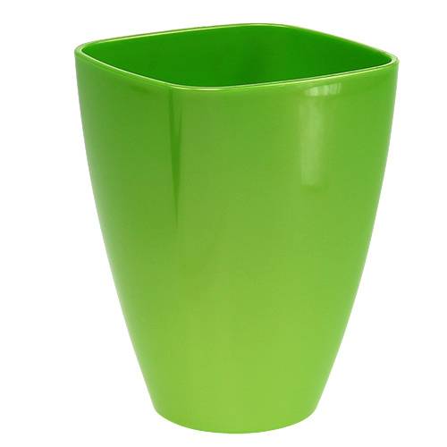 Orchid pot glossy Ø12.5cm lime 1 pc