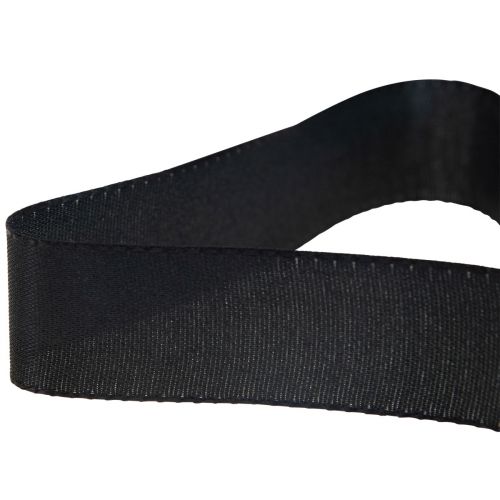 Product Decorative ribbon gift ribbon black ribbon selvedge 25mm 3m 10pcs
