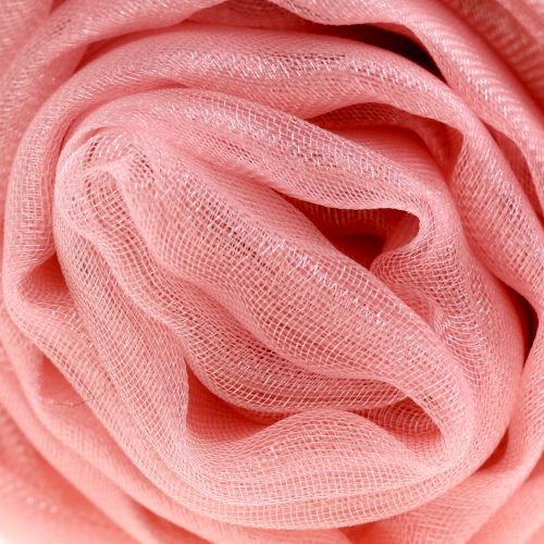 Floristik24 Decorative fabric organza old pink 150cm x 300cm