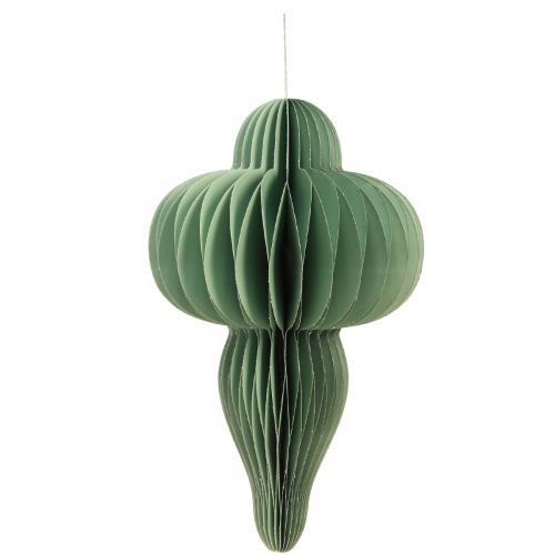 Product Festive Mint Christmas Paper Ornament Set of 2, 40cm High