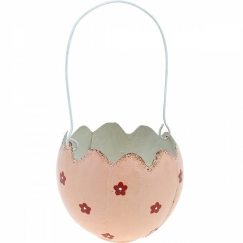 Floristik24 Easter decoration hanging eggshell for planting metal Ø10m