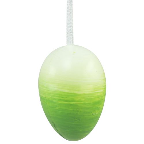 Floristik24 Easter Eggs Decoration Hanging Plastic Eggs Easter Colored 8×12cm 10 Pcs