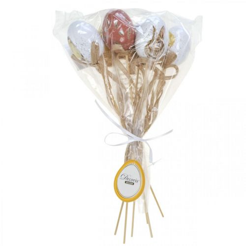 Floristik24 Easter eggs plastic flower plug Easter decoration H6cm 6pcs