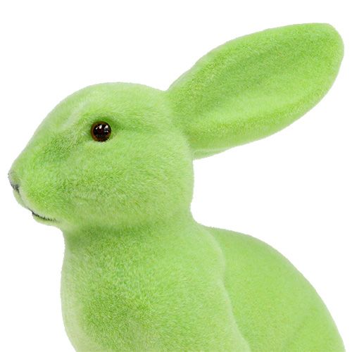 Floristik24 Easter bunny flocked pastel 15cm 3pcs