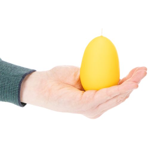 Product Easter egg candle for Easter decoration in the living room, attractive and perfect for Easter, 9cm, 20h, 6 pieces