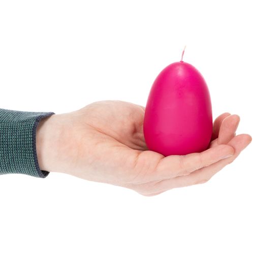 Product Egg candle for spring, ideal table decoration, Easter decoration and gift ideas, 9cm, 20h, 6 pieces