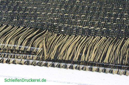 Floristik24 Fringe gold-black self-adhesive 25m