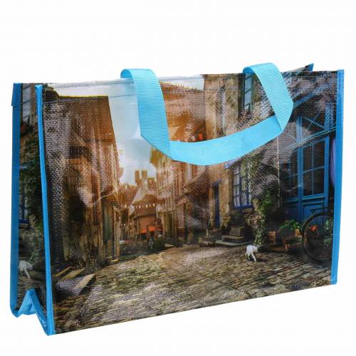 Shopping bag with handles Brittany plastic 45 × 14 × 30cm shopper