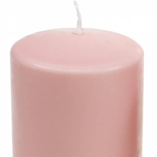Product PURE pillar candle 130/70 pink decorative candle sustainable natural wax