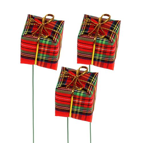 Floristik24 Packet 2.5cm on wire Scottish 60 pcs