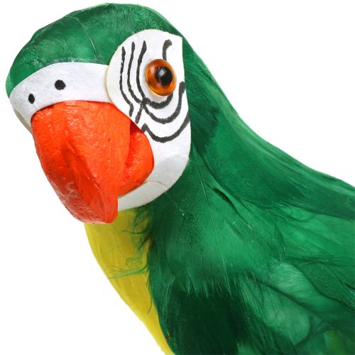 Floristik24 Decorative parrot green 44cm