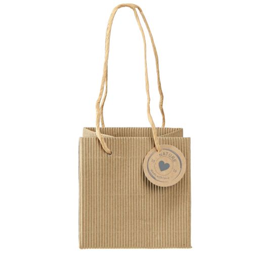 Product Paper Flowerpot Plant Bag Foil Natural 10.5cm 10 Pcs