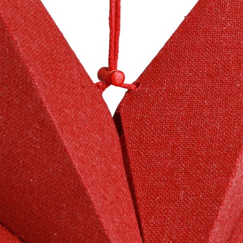 Product Paper Christmas star with jute for atmospheric decoration