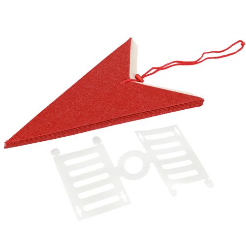 Product Paper Christmas star with jute for atmospheric decoration
