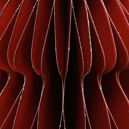 Product Paper Christmas tree Bordeaux Christmas decoration H20cm