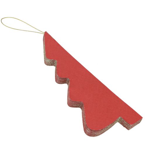 Product Paper Christmas tree Bordeaux Christmas decoration H20cm