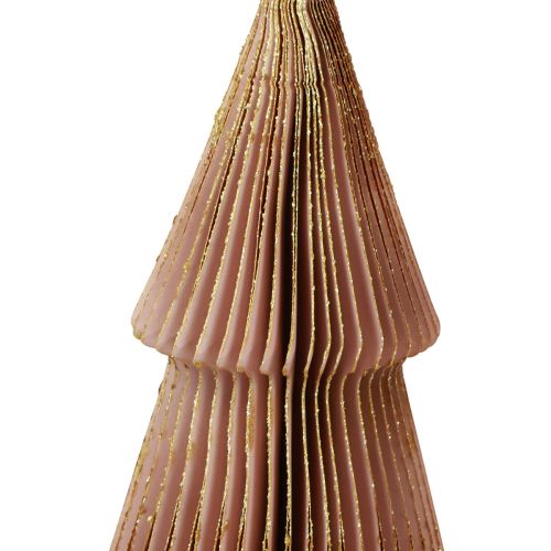 Floristik24 Paper Christmas tree Paper Christmas tree Bordeaux H60cm