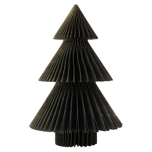 Floristik24 Paper Christmas tree Paper Christmas tree Black H30cm