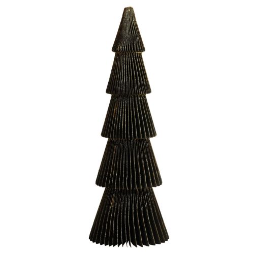 Floristik24 Paper Christmas tree Paper Christmas tree Black H60cm