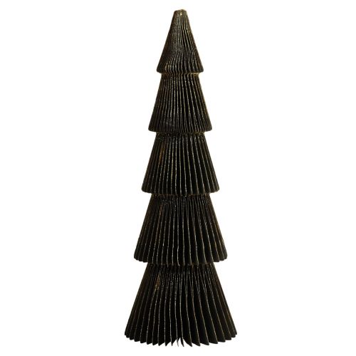 Floristik24 Paper Christmas tree Paper Christmas tree Black H60cm