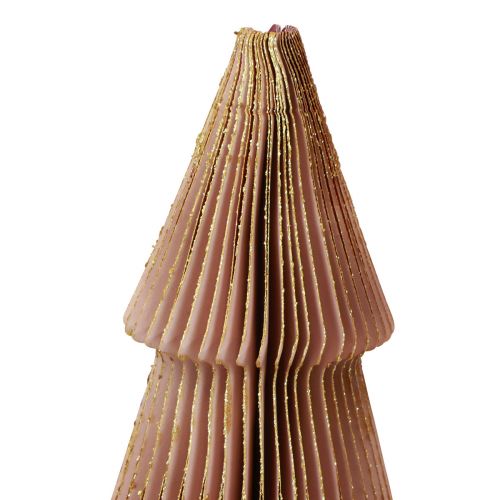 Product Paper Christmas tree small burgundy H30cm