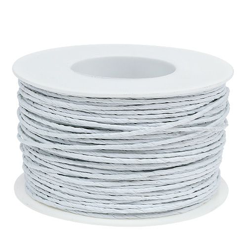 Paper wire white 2mm 100m