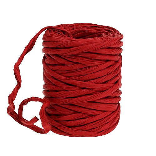 Paper cord 6mm 23m red