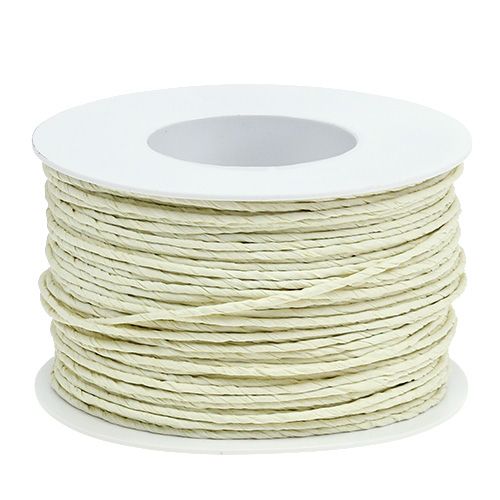 Product Paper cord wire wrapped Ø2mm 100m champagne