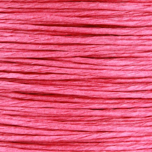 Product Paper cord wire wrapped Ø2mm 100m pink