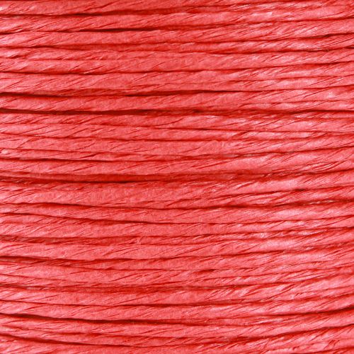 Product Paper cord wire wrapped Ø2mm 100m red