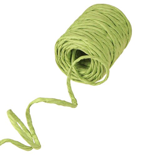 Product Paper cord green decorative cord without wire width 6mm 23m