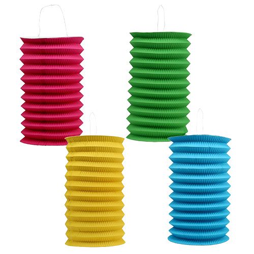Floristik24 Paper lantern Ø15cm assorted colors 4pcs