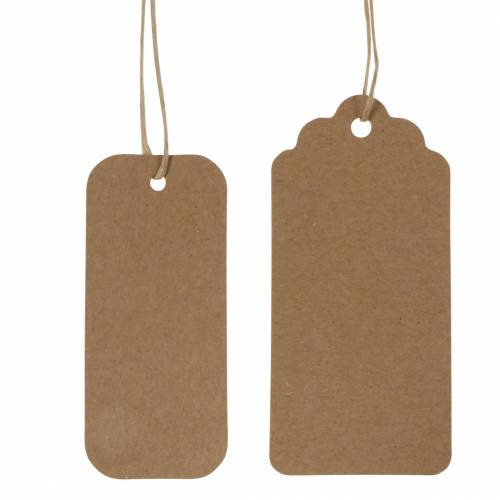 Product Gift tags paper sign 9.5 / 8cm 100p