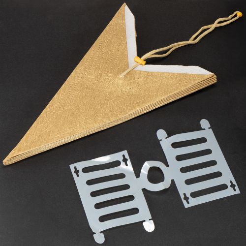 Product Christmas star lights, paper star decoration, festive, elegant design