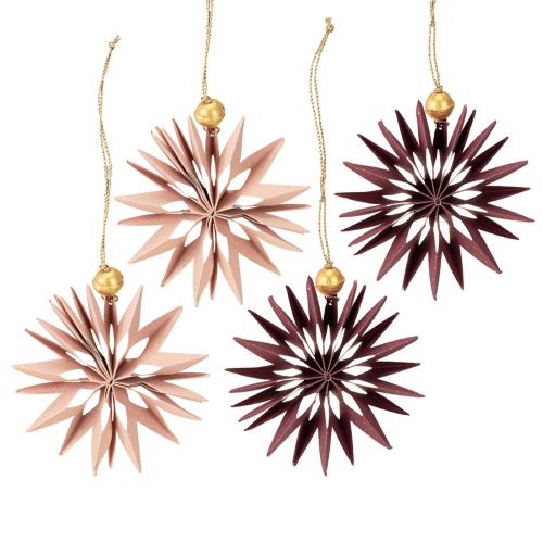 Product Decorative paper stars for hanging, perfect for festive decorations