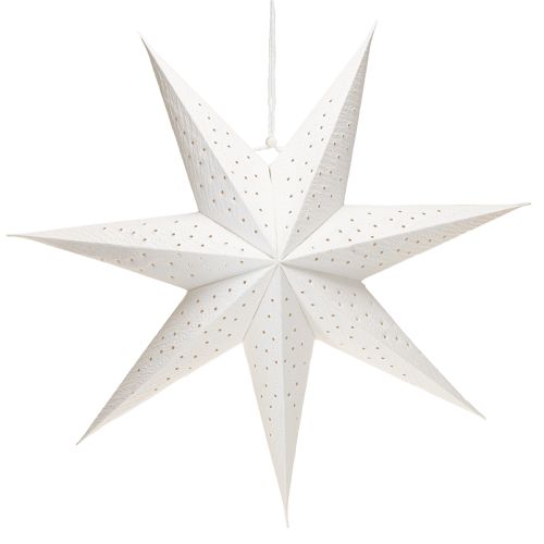 Paper stars for lighting up festive Christmas decorations