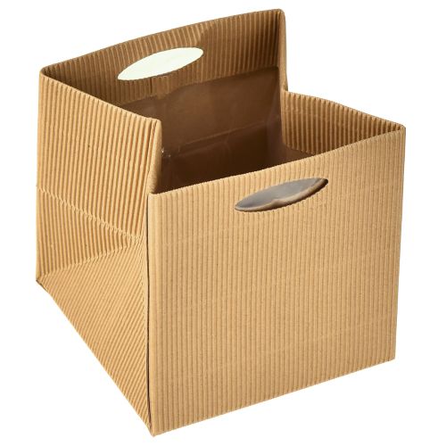 Product Paper bag 12cm brown cream beige gift bag 6 pieces