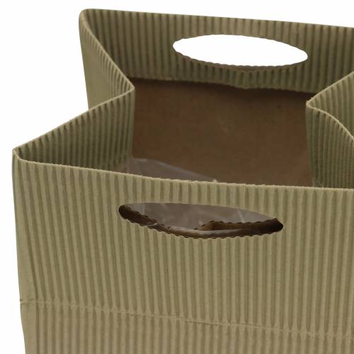 Product Paper Bag Flowerpot Planter Natural, Grey 10.5cm 12 Pcs