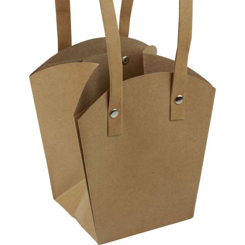 Product Paper Bags Handle Planter Paper Natural 9.5×9.5×15cm 10 pcs