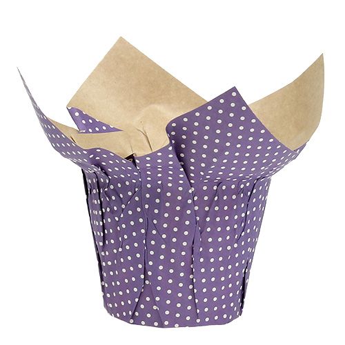 Floristik24 Paper cachepot colorful deco flowerpot paper 8pcs