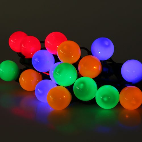 Product Colorful party lights for outside 20 LEDs 9.5m