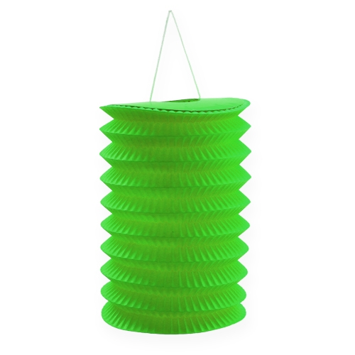 Floristik24 Paper lantern green 10cm H13cm 8pcs